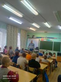 Урок безопасности в Панинской школе