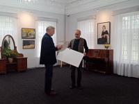 В картинной галерее состоялось открытие персональной выставки живописных работ Сергея Здухова "По горам, по долам"